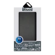 モバイルバッテリー/リチウムポリマー/2.1A/Energia NY 6000/薄型フラット/6000mAh/PSE適合/BLACK EP6000NY-BK