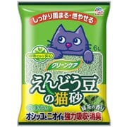 クリーンケア えんどう豆の猫砂緑茶の香り 6L