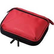 電子辞書ケース 超衝撃吸収 大容量ポケット付 Lサイズ レッド DJC-025LRD
