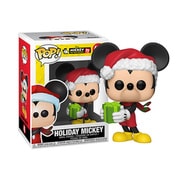 POP！ ディズニー 「ミッキーマウス スクリーンデビュー90周年」 ミッキーマウス (ホリデー版) [塗装済完成品フィギュア 全高約90mm]