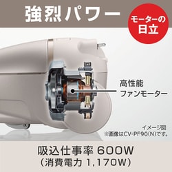 ヨドバシ.com - 日立 HITACHI CV-VF70 W [クリーナー] 通販【全品無料 