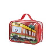 MA-50281DE ペタペタブロック ビニールバッグ入S 電車