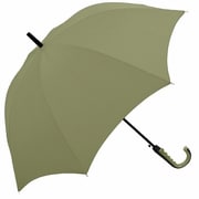 31396 メンズアンブレラ 65cm ジャンプ傘 ラバーグリップアンブレラ カーキ