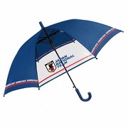 34657 キッズ 傘 50cm サッカー日本代表Ver.ジャンプ傘 ネイビー