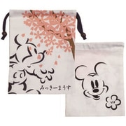 APDS2172 ST巾着 DS ミッキー 桜 [キャラクターグッズ]
