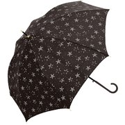 819001 婦人長傘 hoshifull 60cm ブラック