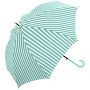 819002 婦人長傘 stripe 60cm ミント