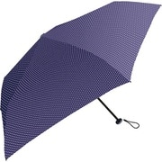 839002 婦人折り畳み傘 Air/pindot 50cm ネイビー