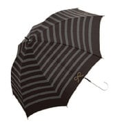 919004 晴雨兼用長傘 ベーシックエンボス50cm ボーダー