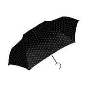 929004 晴雨兼用折り畳み傘 ベーシックエンボス 50cm ドット