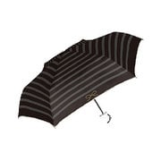929004 晴雨兼用折り畳み傘 ベーシックエンボス50cmボーダー