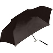 429001 紳士折り畳み傘 Bag付/無地フラット 55cm BK