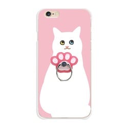 IQ-NIKU-7SR-OD [iPhone SE（第2世代）/8 4.7インチ用 肉球リングホルダーケース オッドアイ]