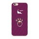 IQ-NIKU-7SR-R [iPhone SE（第2世代）/8 4.7インチ用 肉球リングホルダーケース リラックスタイム]