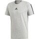 FSD70 [M MUSTHAVES 3STRIPES Tシャツ ミディアムグレイヘザー×ブラック J/O]