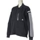 FTK79 [W adidas 24/7 ヘザー ウォームアップジャケット ブラック J/OT]