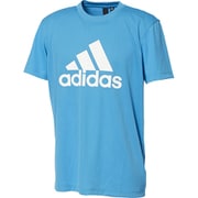 FTL11 [M MUSTHAVES BADGE OF SPORTS CLIMALITE Tシャツ ショックシアンS19 J/L]