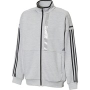 FTL51 [M adidas 24/7 ヘザー ウォームアップジャケット ミディアムグレイヘザー J/M]