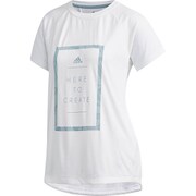 FTF46 [W M4T メッセージプリントTシャツ ホワイト J/L]