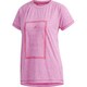FTF46 [W M4T メッセージプリントTシャツ リアルマゼンタ F18 J/M]
