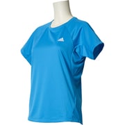 FTF32 [W 定番ロゴワンポイント半袖Tシャツ ショックシアンS19 J/L]