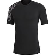 FUY53 [ALPHASKIN TEAM ビッグロゴショートスリーブTシャツ ブラック J/XO]