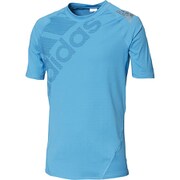 FUY53 [ALPHASKIN TEAM ビッグロゴショートスリーブTシャツ ショックシアンS19 J/L]