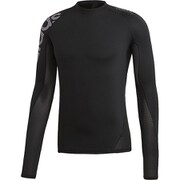 FUY54 [ALPHASKIN TEAM ビッグロゴロングスリーブTシャツ ブラック J/L]
