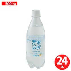 蛍の郷の天然水 プレーン PET 500ml×24本 [炭酸水]