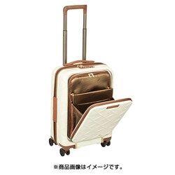 STRATIC スーツケース 33L レザー&モア ミルク 3-9976-55-MK の