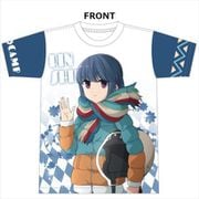 ゆるキャン△ フルグラフィックTシャツ 志摩リン [キャラクターグッズ]