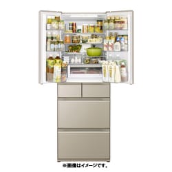 HITACHI R-HW52K XN 冷蔵庫 520L フレンチドア 6ドア-