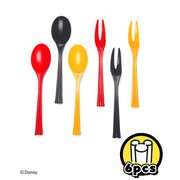 14404 ディズニー カトラリーセット 6PC/ ミッキー MULTI [キャラクターグッズ]