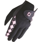 FGLE9PRBP-18 [ゴルフグローブ 19 レディEコンフォート レディース 両手用 18cm ブラック/ピンク]