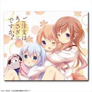 ご注文はうさぎですか？？ ラバーマウスパッド デザイン02 ココア＆チノ＆モカ [キャラクターグッズ]