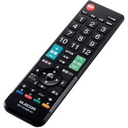 かんたんTVリモコン/12メーカー対応/Mサイズ/ブラック ERC-TV01MBK-MU