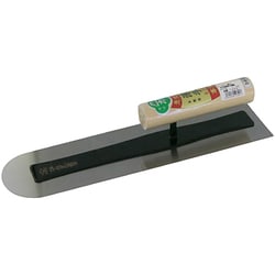 ゴールデン富士 先丸極薄土間鏝 本焼 360mm 0.3mm [左官用品]