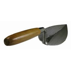レンガ鏝(桃型) 鋼 #5 [左官用品]