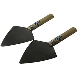 スルメ鏝(2丁1組) 鋼 [左官用品]