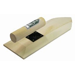 木鏝 ビス止 300mm [左官用品]