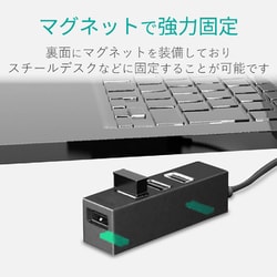 ヨドバシ.com - エレコム ELECOM U2H-TZ427SBK [4ポートUSBハブ2.0