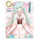 初音ミク レーシングVer. 時計付アクリルアート Tony 晴着 応援Ver. [キャラクターグッズ]