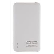 ケーブル収納機能付モバイルバッテリー 世界トランプ MicroUSBケーブル付属 JF-PEACE6MWP