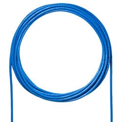LANケーブル 300m CAT6A ブルー 難燃素材 PoE対応（100mまで） 単線 UTP コネクタ無し 自作用 レングスマーク1m KB-T6A-CB300BL
