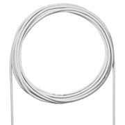LANケーブル 300m CAT6A ホワイト 難燃素材 PoE対応(100mまで) 単線 UTP コネクタ無し 自作用 レングスマーク1m KB-T6A-CB300W
