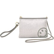 19131-11050 [SMILEY 刺繍2Wayミニショルダー グレー]
