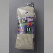 4044-4P-LL 消臭サポーター 先丸 生成 4足組