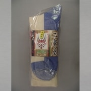25~27cm 3402-4P 先丸 粋な二重底ソックス 4足組