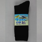 3933-3P-L 黒 クールサマーメッシュソックス 先丸 3足組