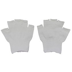 128 綿5本指だし手袋のびのび
